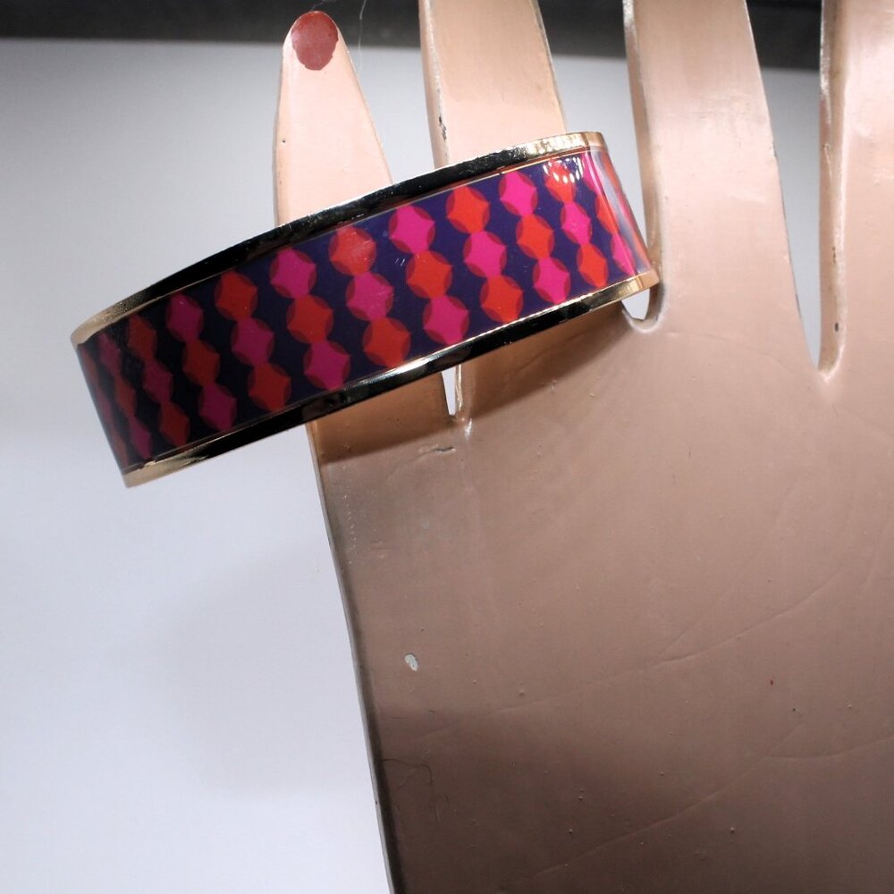 2/$10 AVON Joyful Beautiful Hinged Bangle, Pink/Orange/Purple